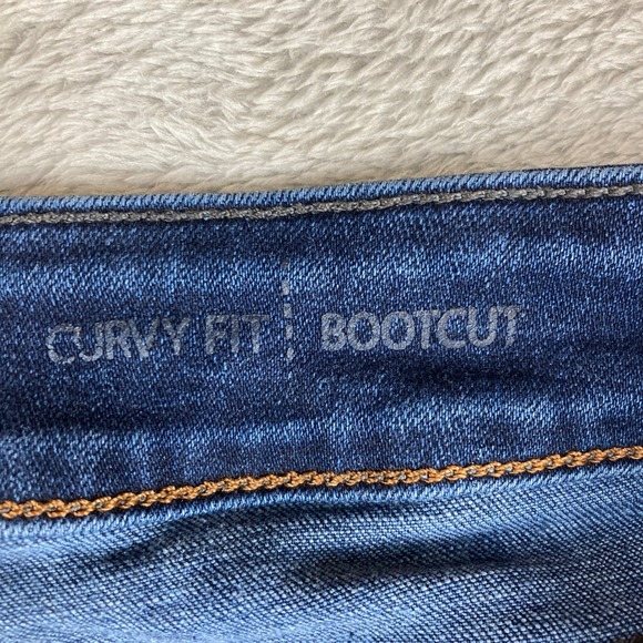 Lee Modern Series Jeans Curvy Fit Bootcut Women's Size 10 Short Dark Wash - Picture 15 of 16